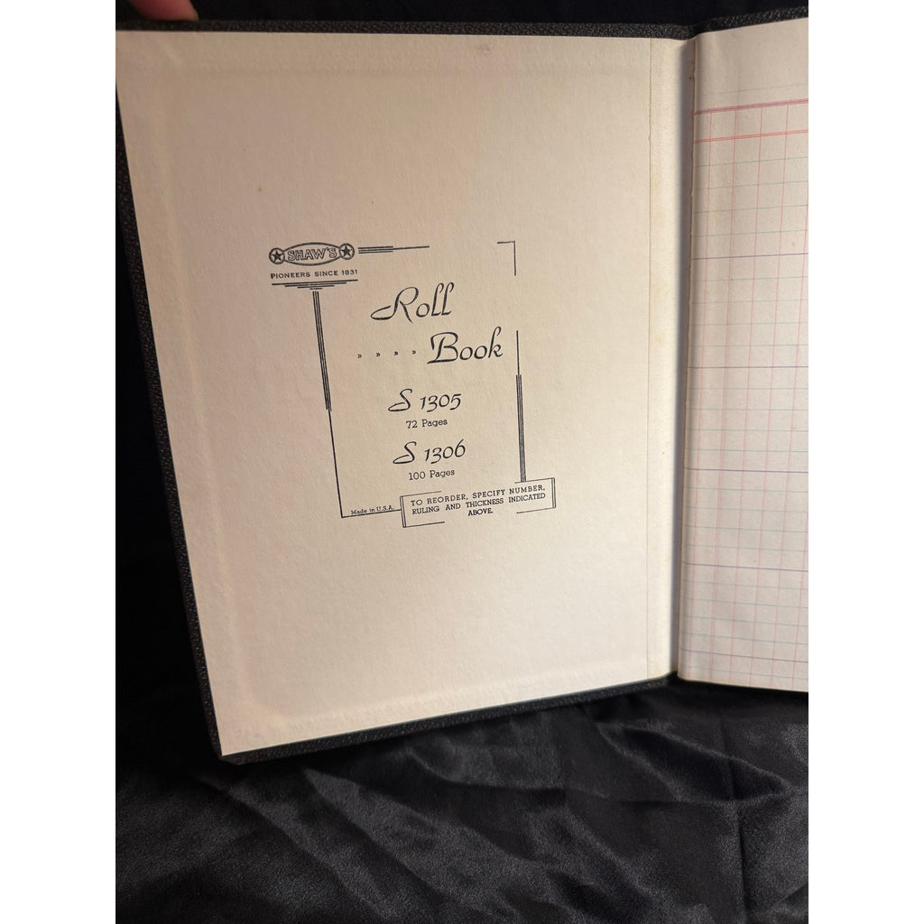 Vintage 60’s Roll Book Unused