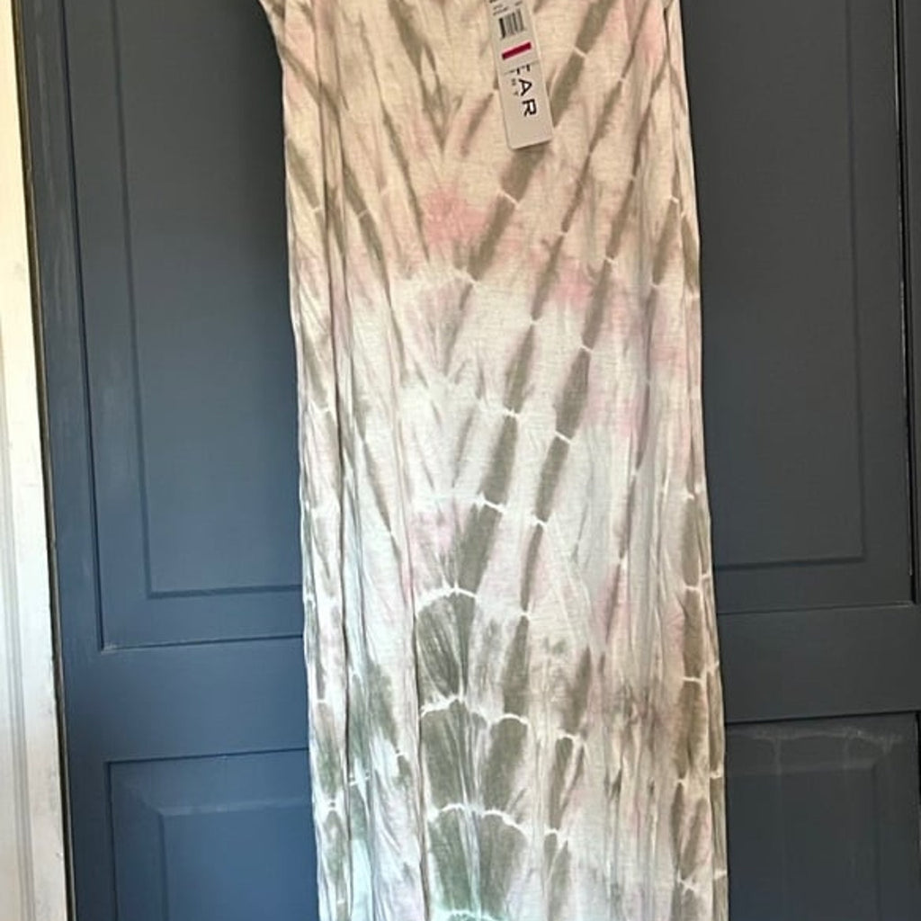INGEAR RESORT Tie Dye Sleeveless Summer Maxi Dress S/M NWT