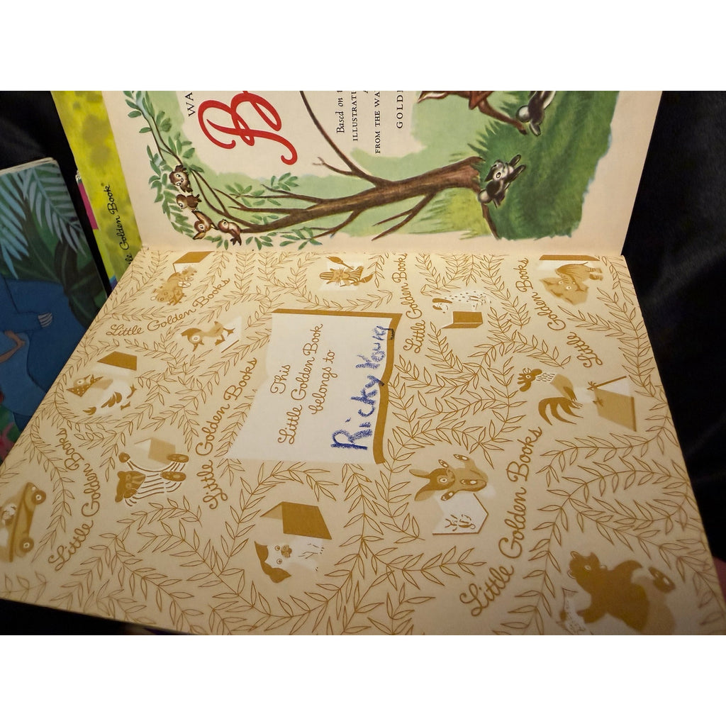 9 Vintage Disney Little Golden Books 40’s-00’s