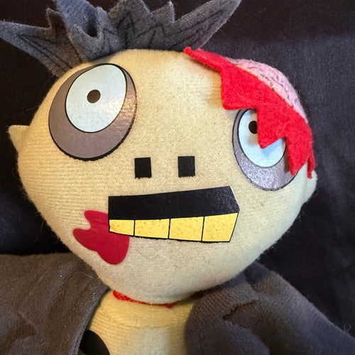 2008 Think Geek "Dismember Me" Zombie plushie Removable Limbs