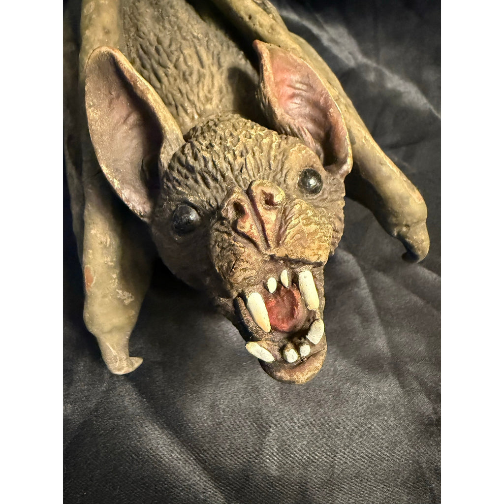 Spirit Halloween Upside Down Hanging 14’’ Latex Bat