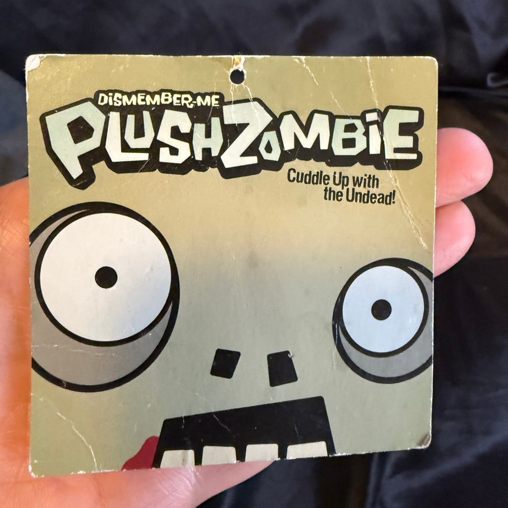 2008 Think Geek "Dismember Me" Zombie plushie Removable Limbs