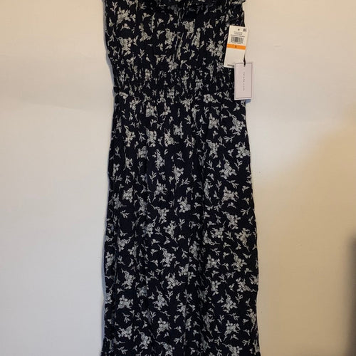 1. State Navy Sleeveless Ruffle Maxi Dress Women’s Sz S NWT