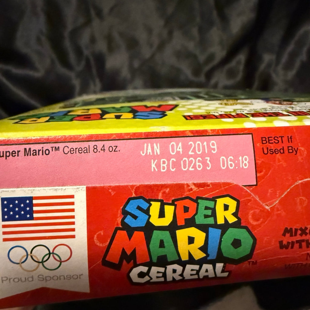 Kellogg’s Super Mario Cereal amiibo promotion for Odyssey New Sealed