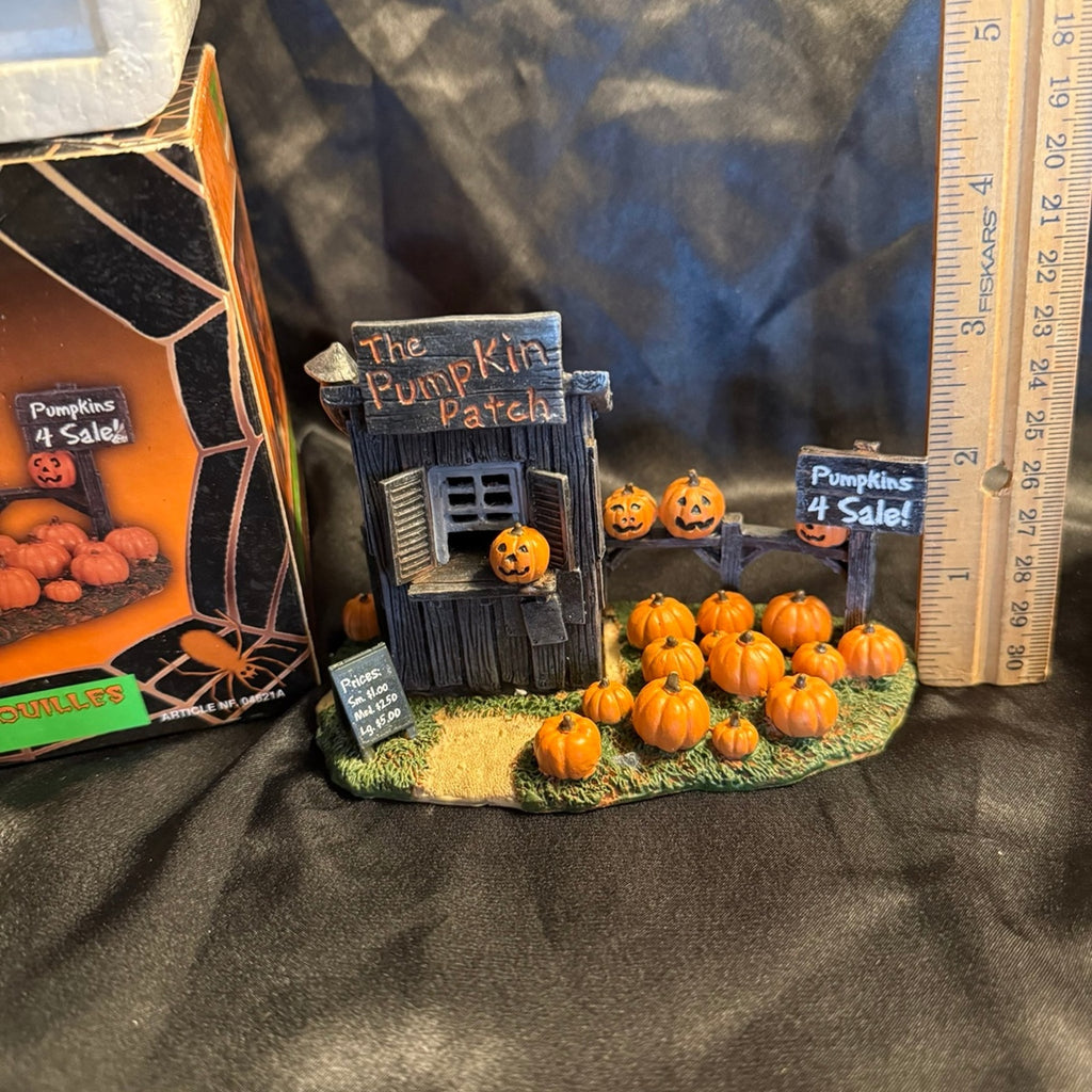 Vintage 2003 LEMAX Spooky Town Collection ‘The Pumpkin Patch’ Halloween NIB