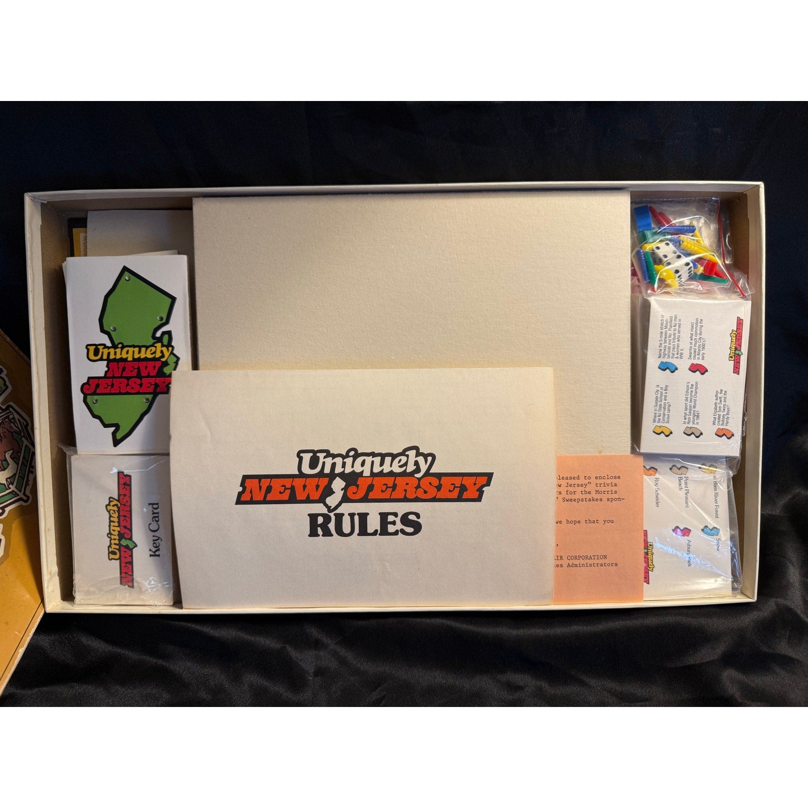 Vintage 1986 New Jersey Bell Uniquely New Jersey board game NIB