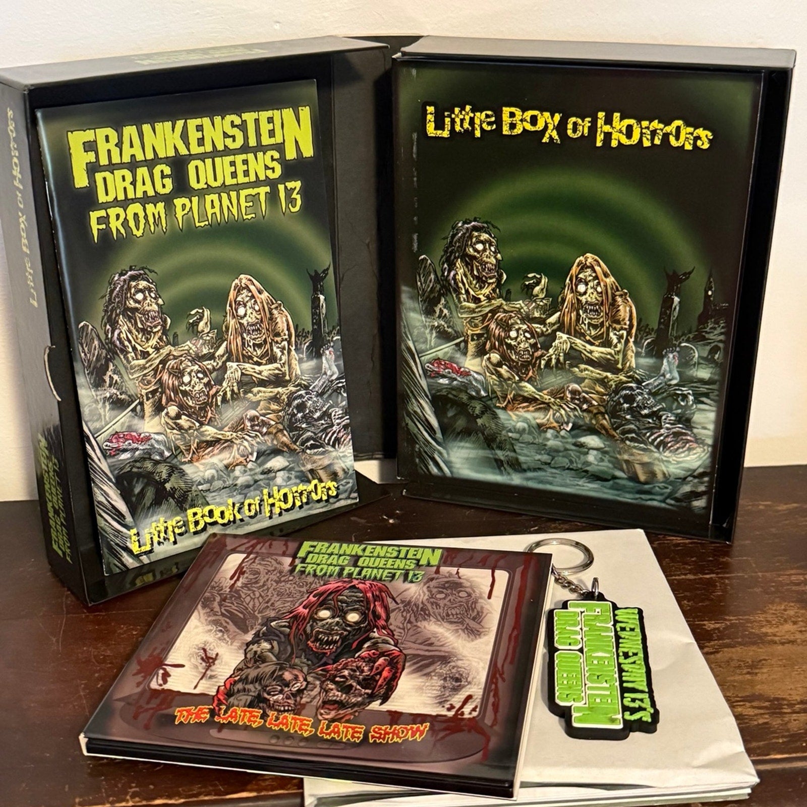 Frankenstein Drag Queens From Planet 13 - Little Box of Horrors Super RARE HTG