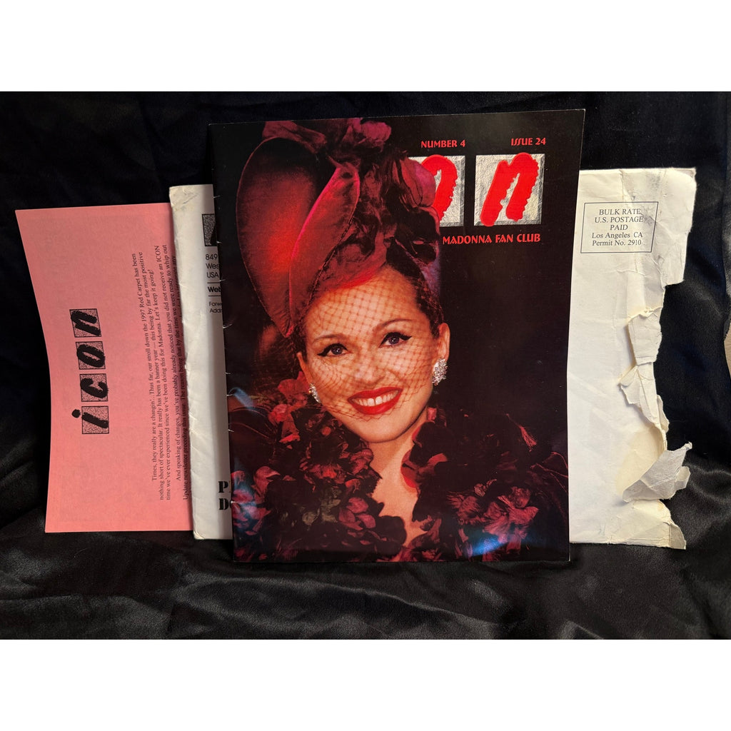 Madonna Icon OMFC Fan Club Magazine Issue Number 24 1997 still in mailer with club newsletter