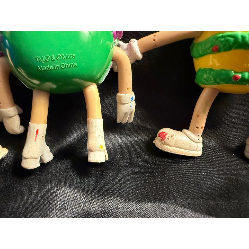 Vintage 2004 Collectable M&M Bendable Characters Entire Set