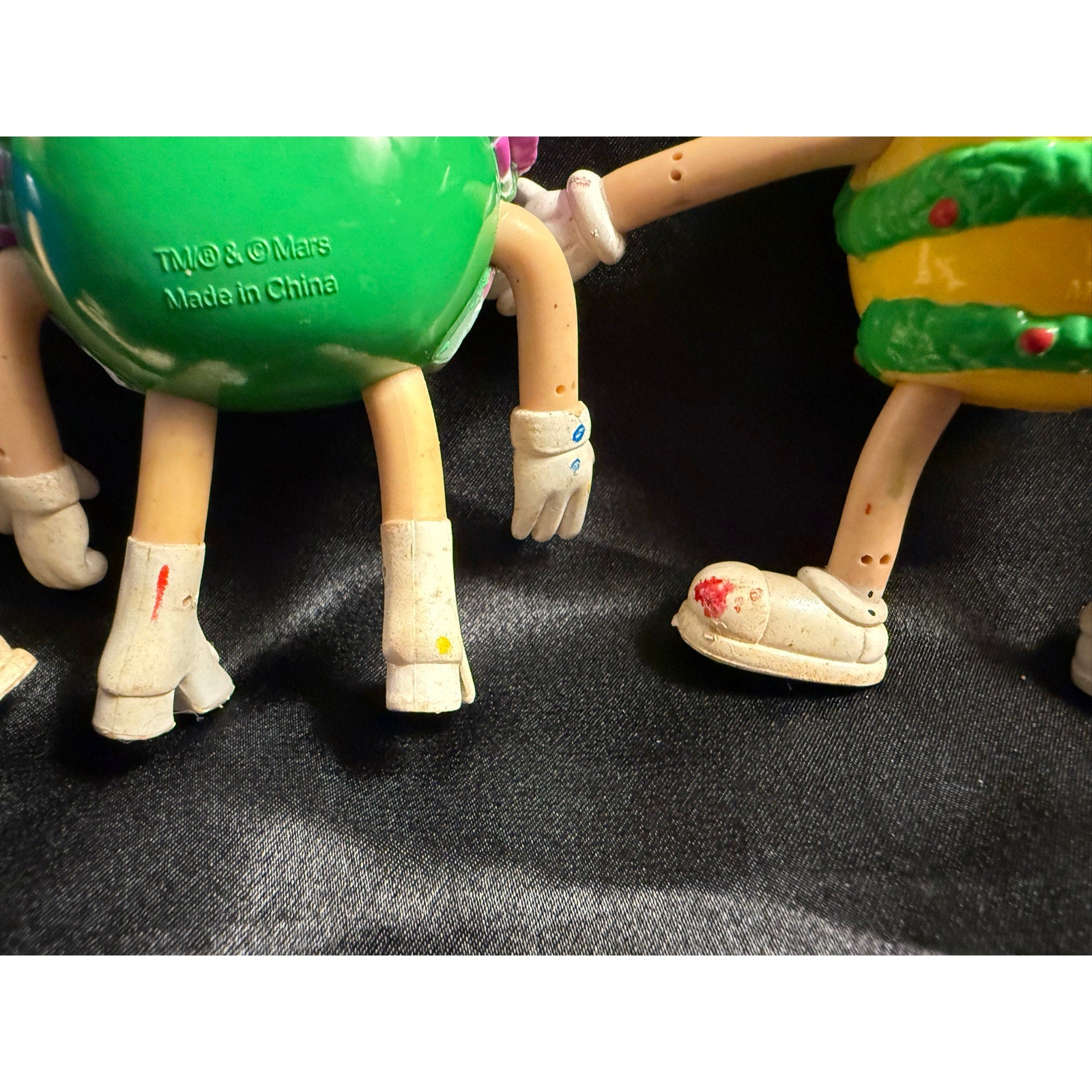 Vintage 2004 Collectable M&M Bendable Characters Entire Set