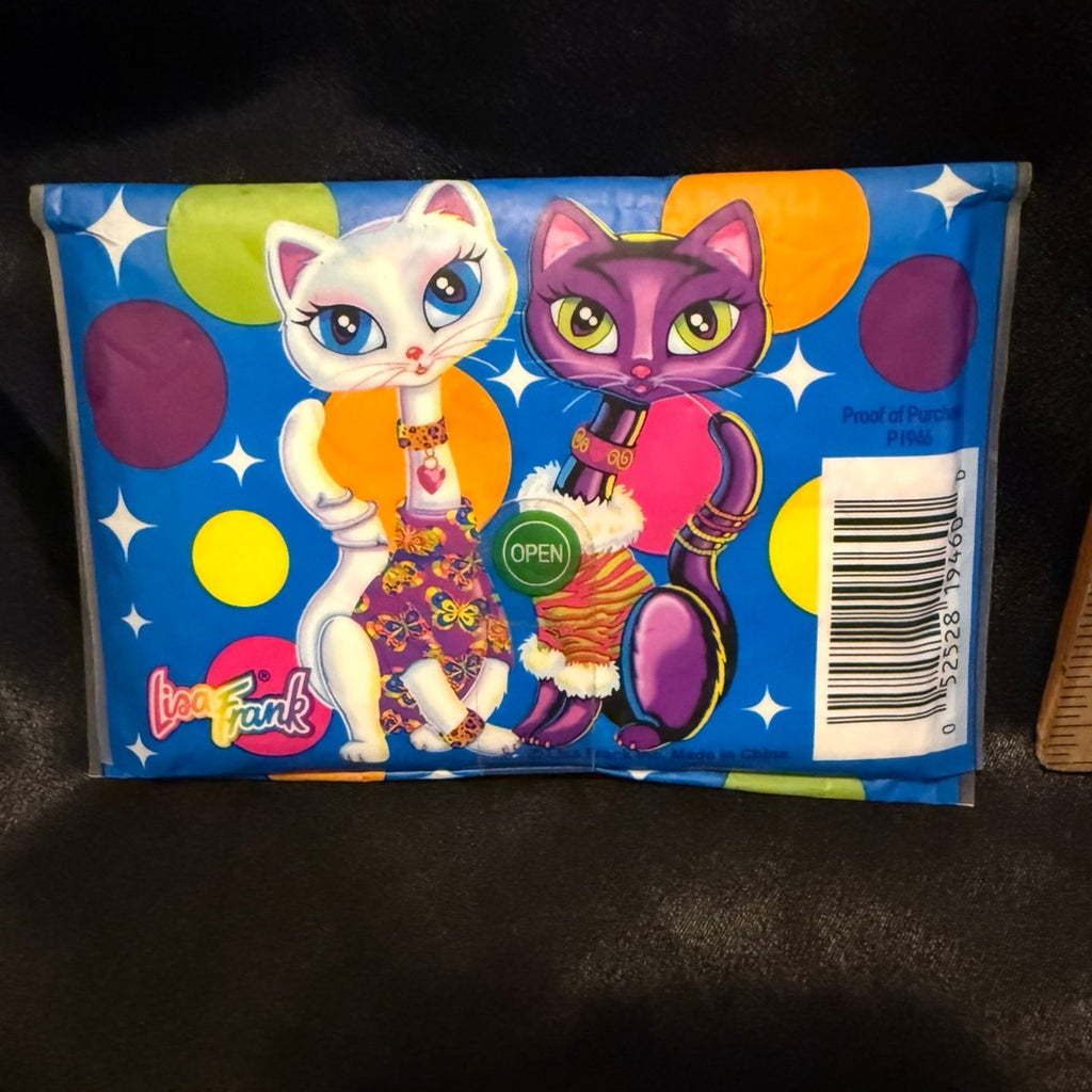 Vintage Y2K Lisa Frank Roxie and Rollie printed Tissues in reusable pack