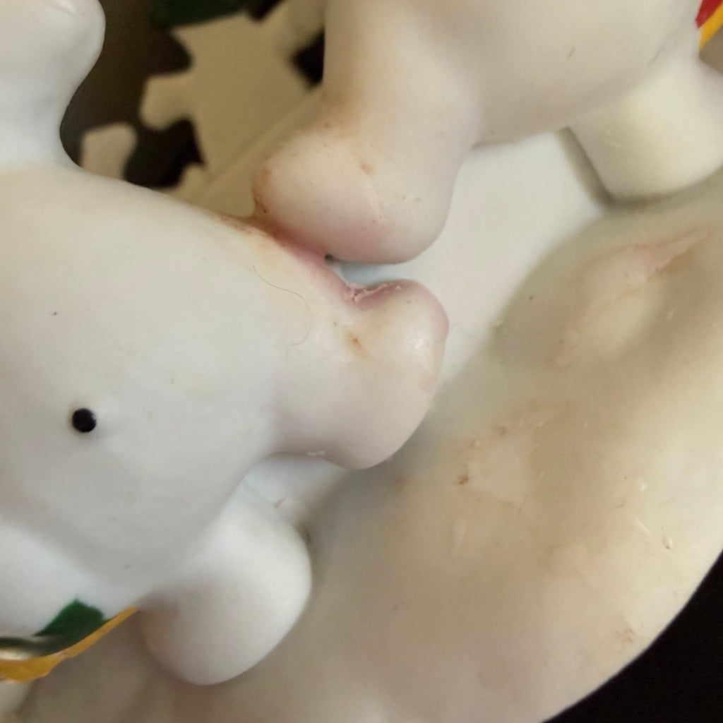 Partylite Frolicking Frosty's Dancing Snowman 3-Wick Candle Holder