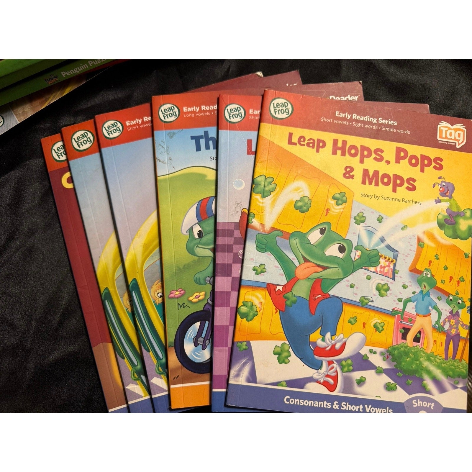VTech Leap Frog Tag AND Leap Reader systems 39 books stickers Lot