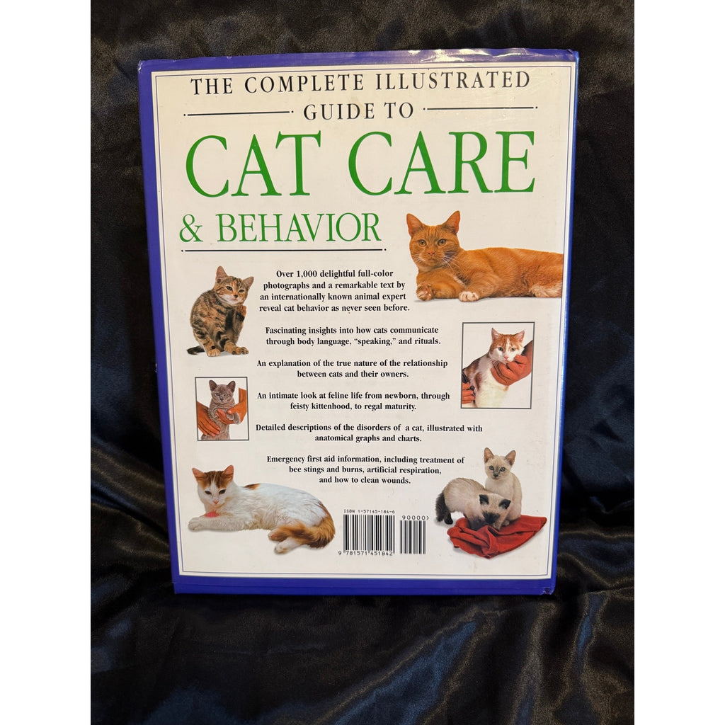 The Complete Illustrated Guide to Cat Care & Behavior Hardcover w dust jacket EUC