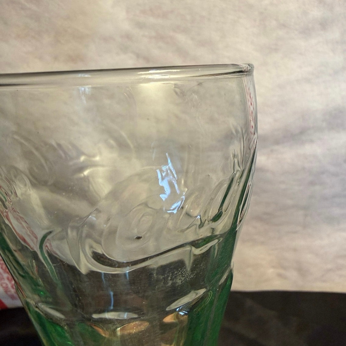 Vintage 80’s Libbey Coke Coca-Cola drinking glass 4.5”