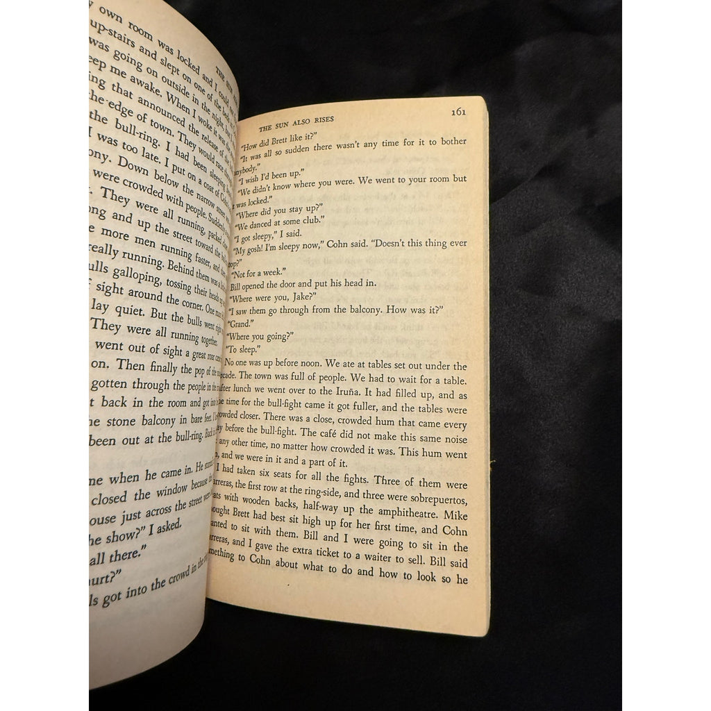 Vintage 1954 print The Sun Also Rises Ernest Hemingway