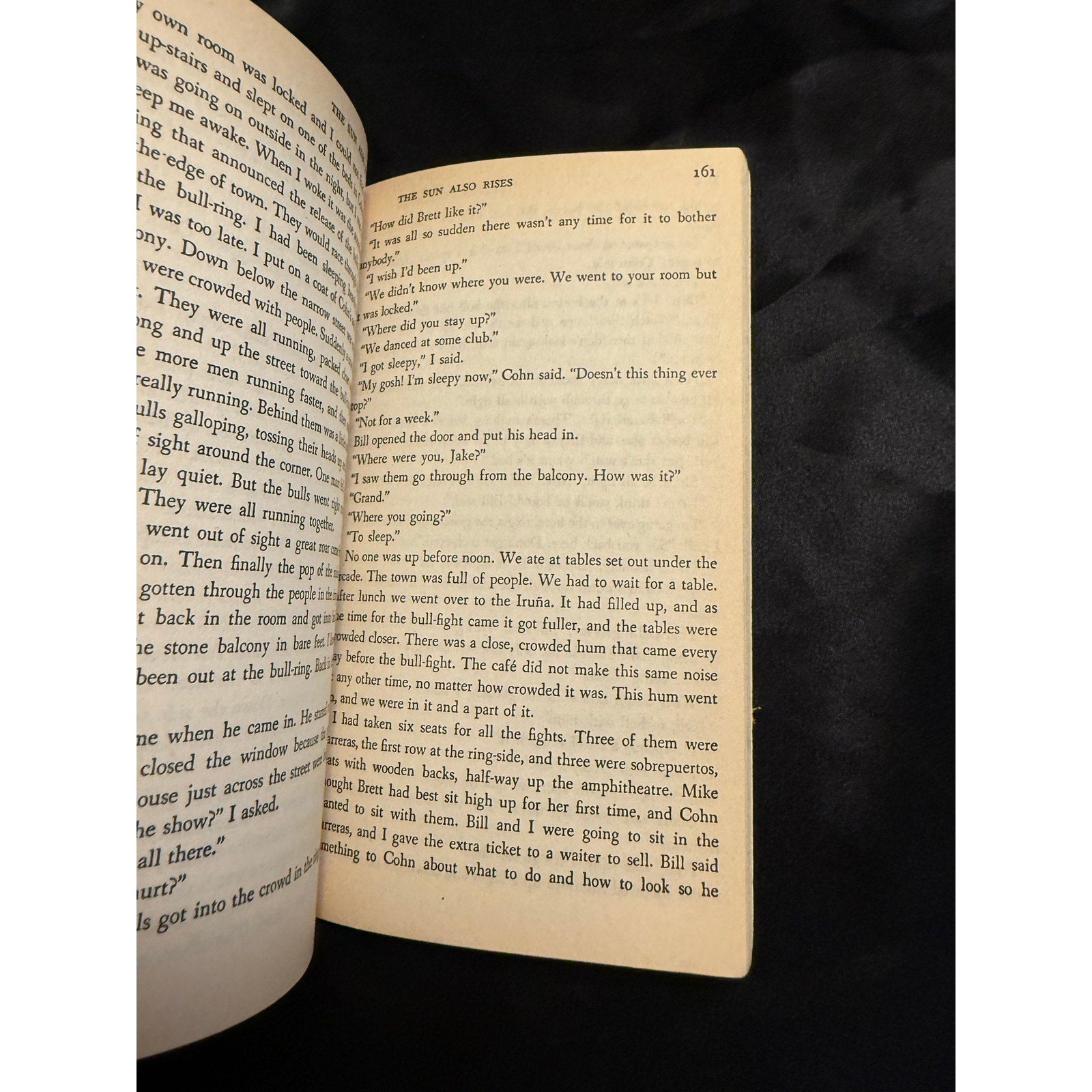 Vintage 1954 print The Sun Also Rises Ernest Hemingway