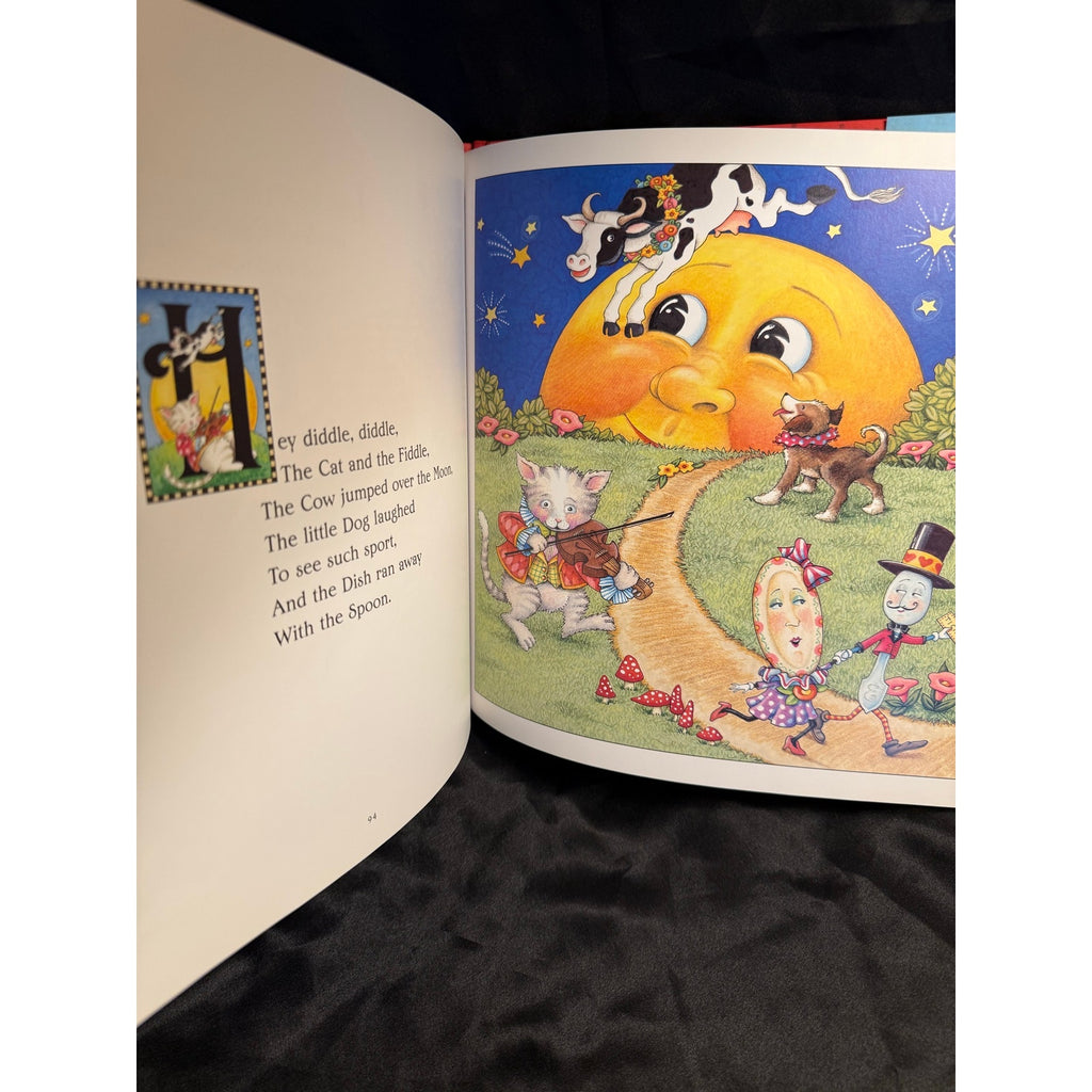 Vintage 05 Mary Engelbreit's Mother Goose One Hundred Best-Loved Verses Hardcover w dust jacket