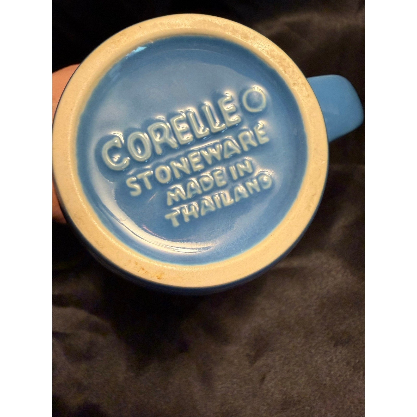 Corelle Stoneware Light Blue Coffee Mug