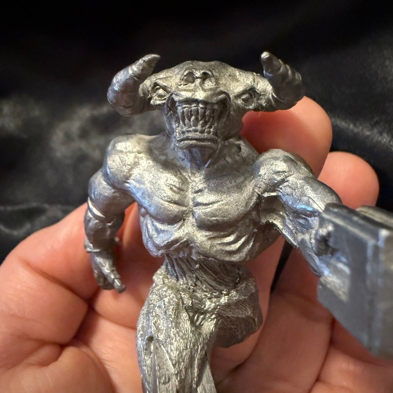 Vintage 1996 Pewter Doom Cyber Demon Figure